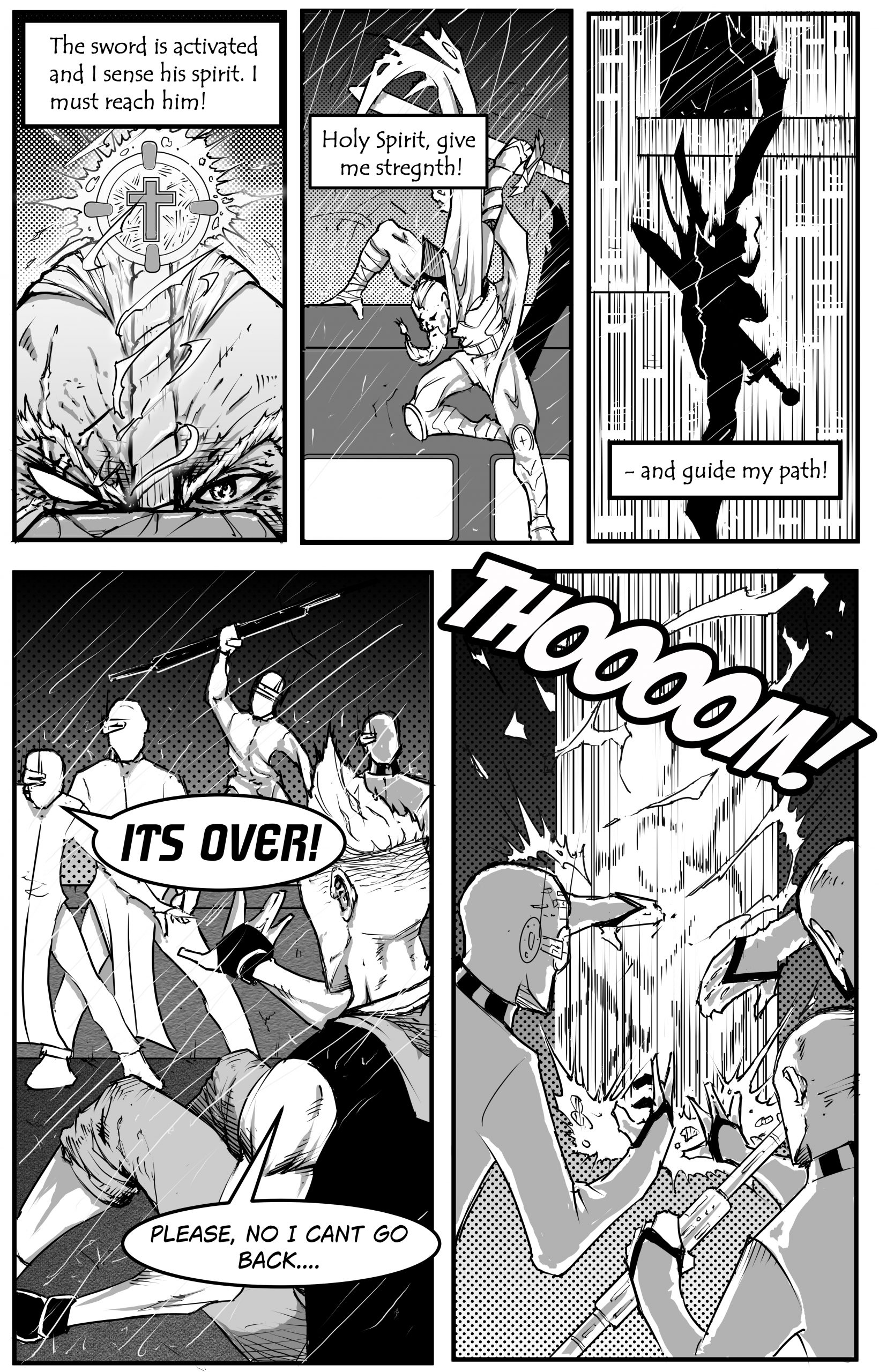 Page 4 of the webcomic Veritas